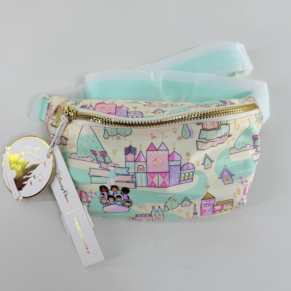 Disney Parks Stoney Clover Disneyland Fanny Pack Belt It's A Small World NWT